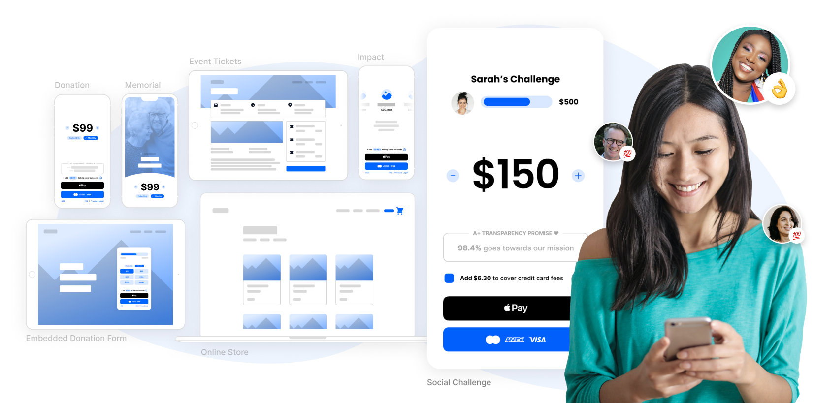 screenshot of Givecloud