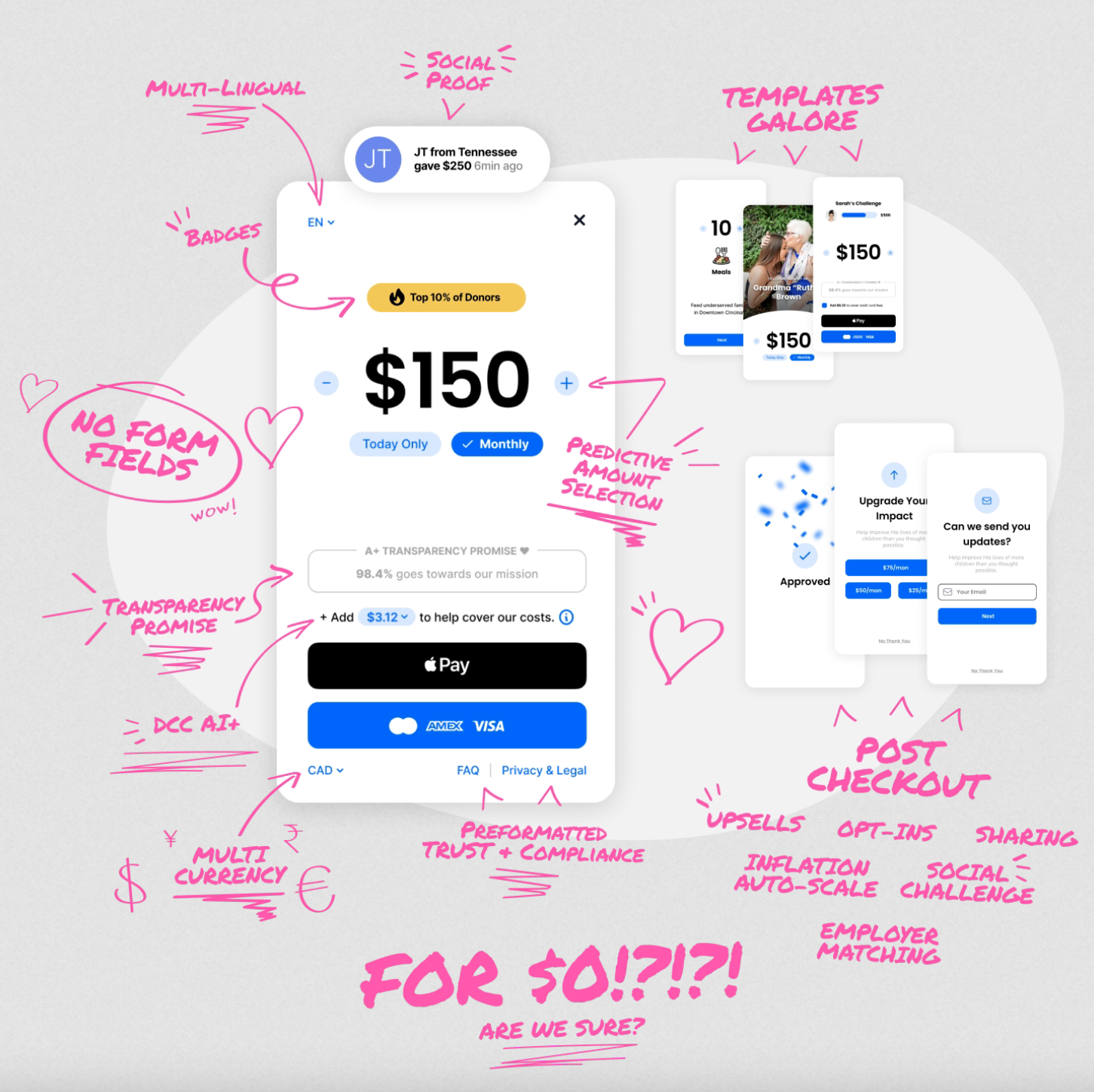 screenshot of Givecloud