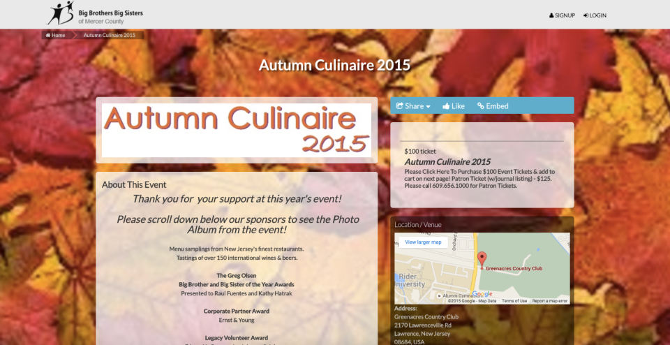 screenshot of Giveffect