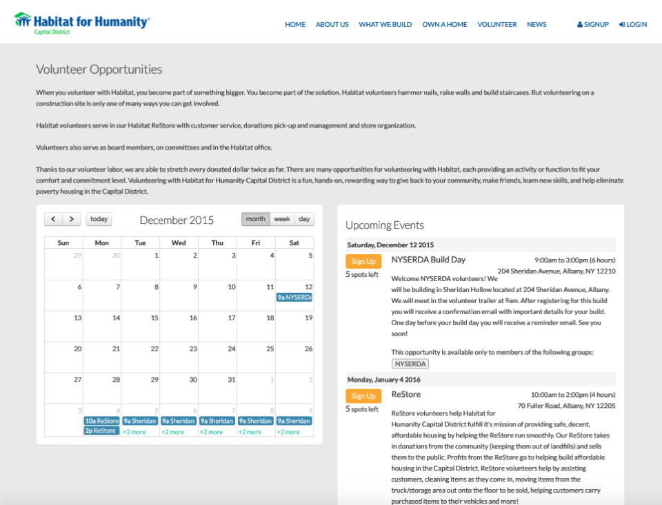screenshot of Giveffect