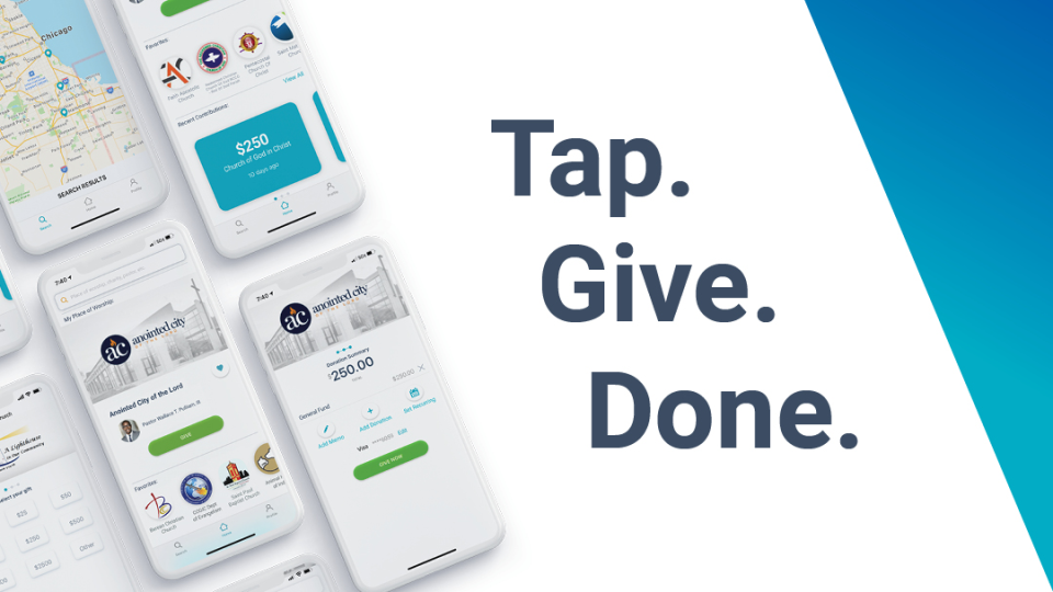 screenshot of Givelify