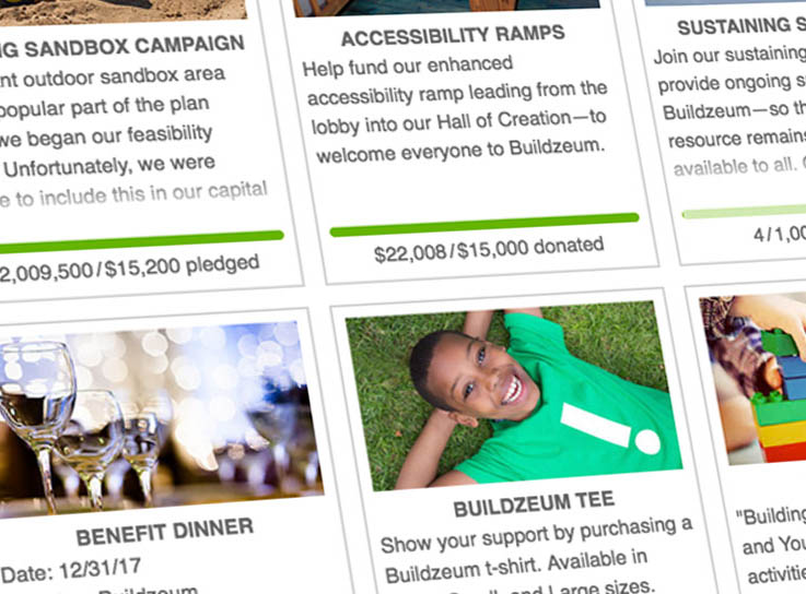 screenshot of GivingTools