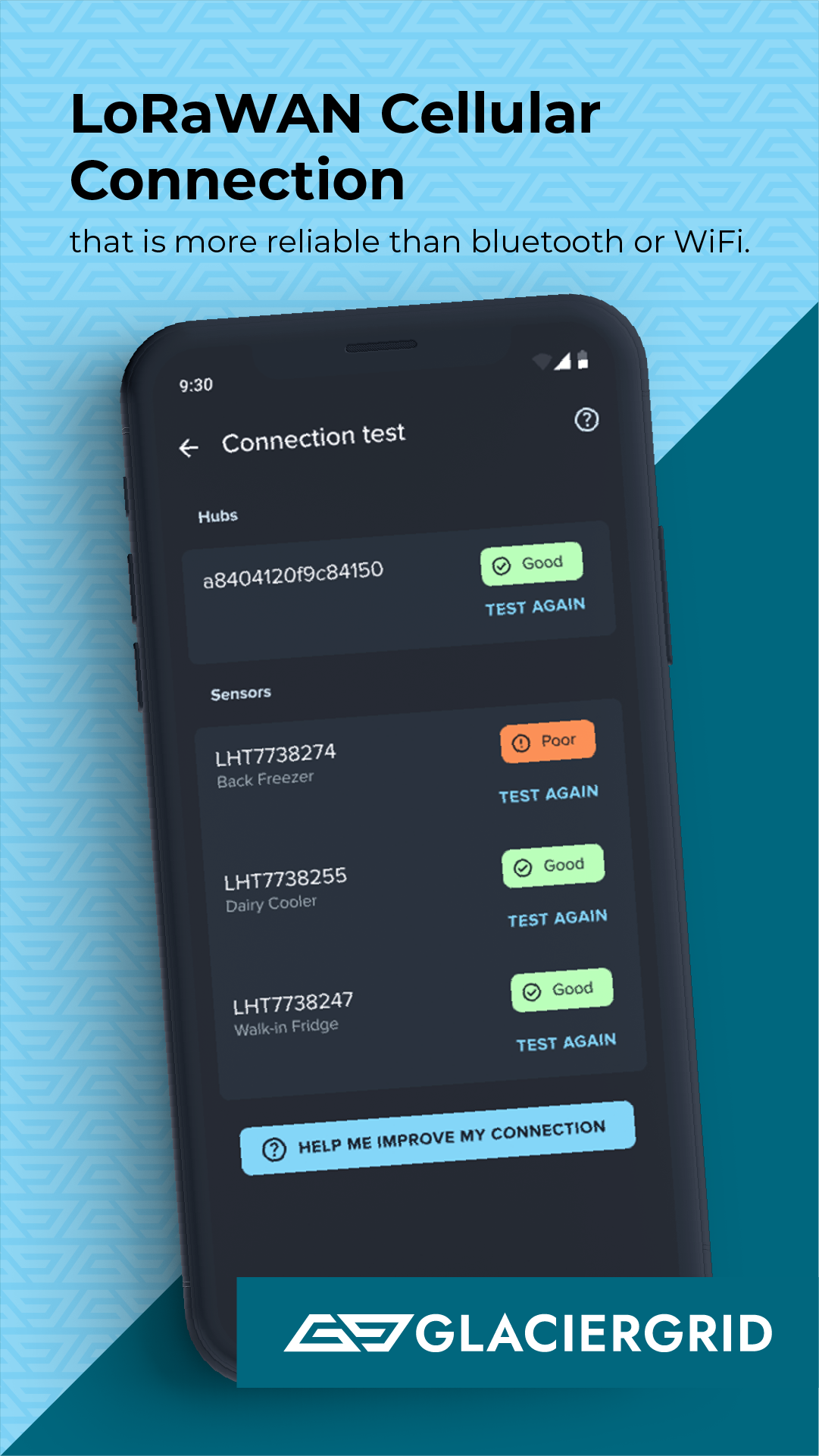 screenshot of GlacierGrid