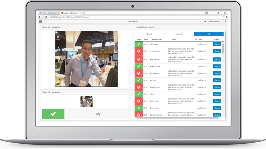 screenshot of Gladstone