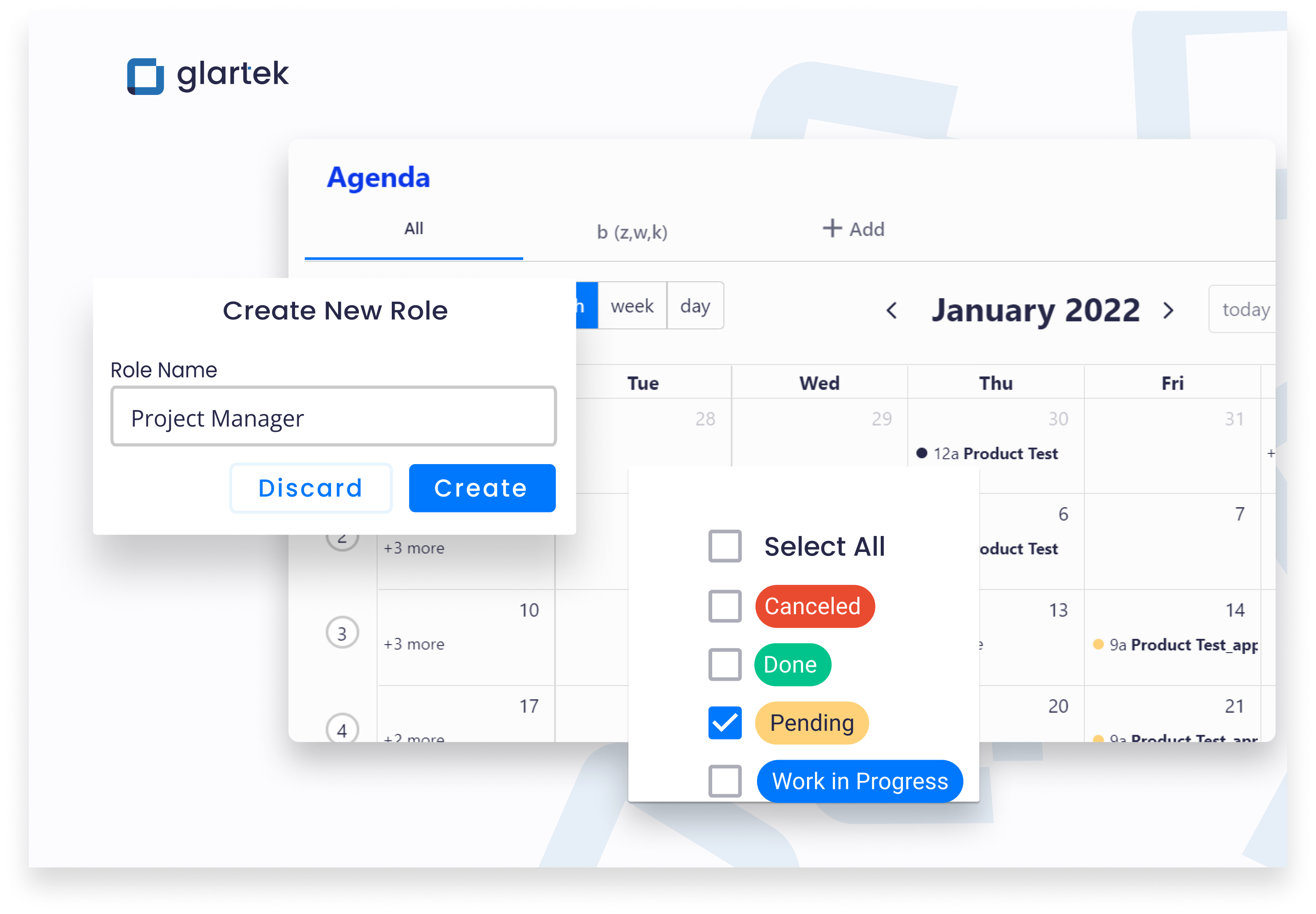 screenshot of Glartek
