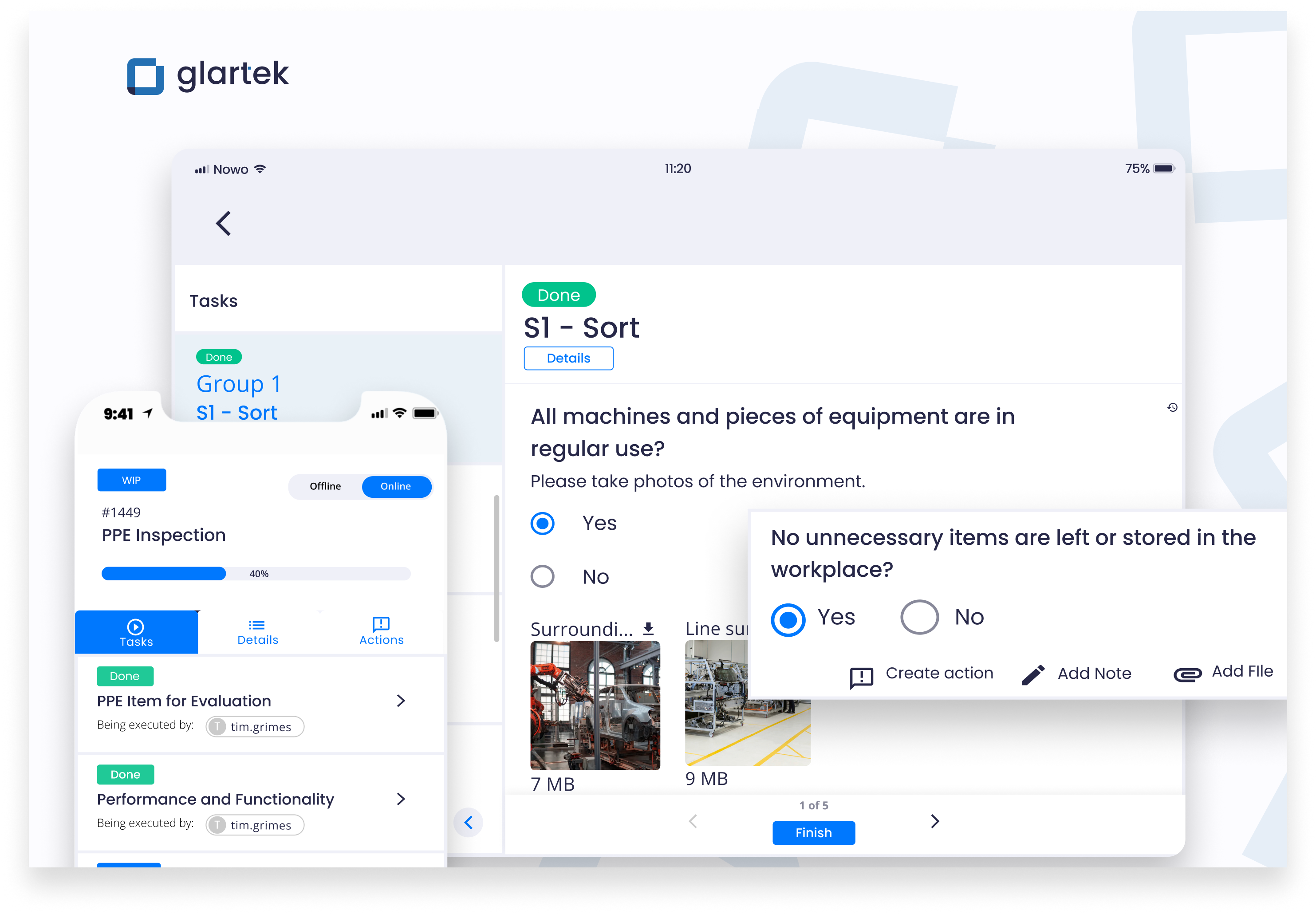screenshot of Glartek
