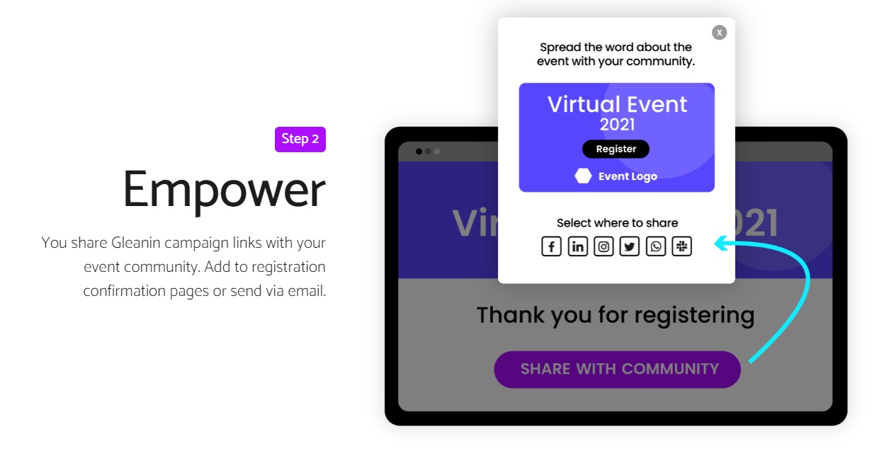 screenshot of Gleanin