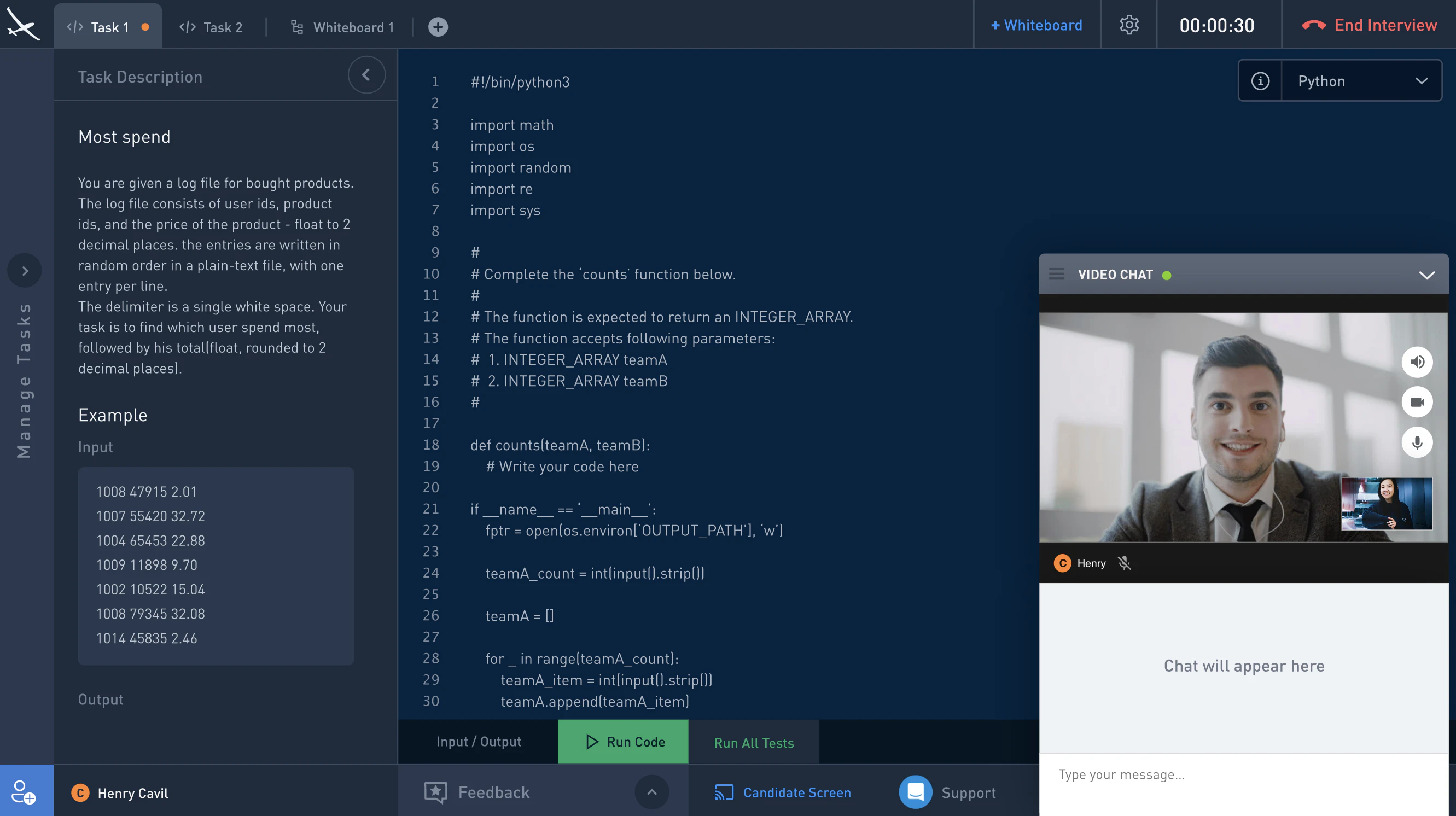 screenshot of Glider