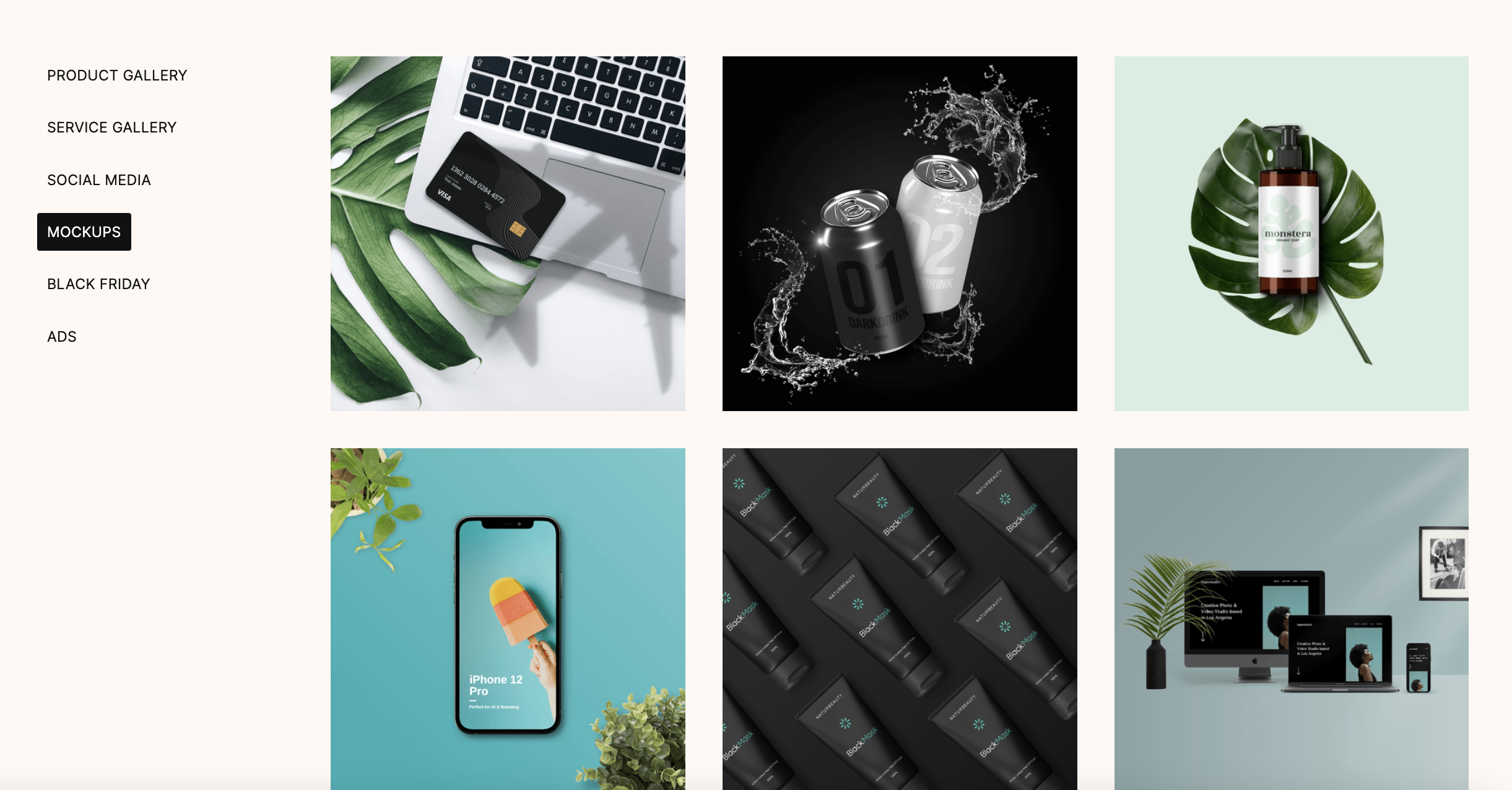 screenshot of Glorify