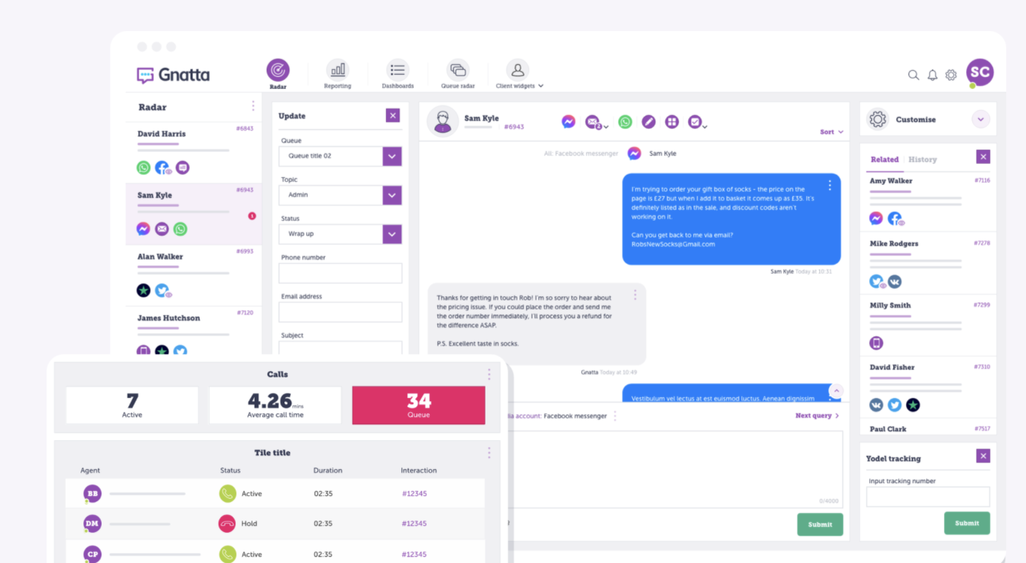 screenshot of Gnatta