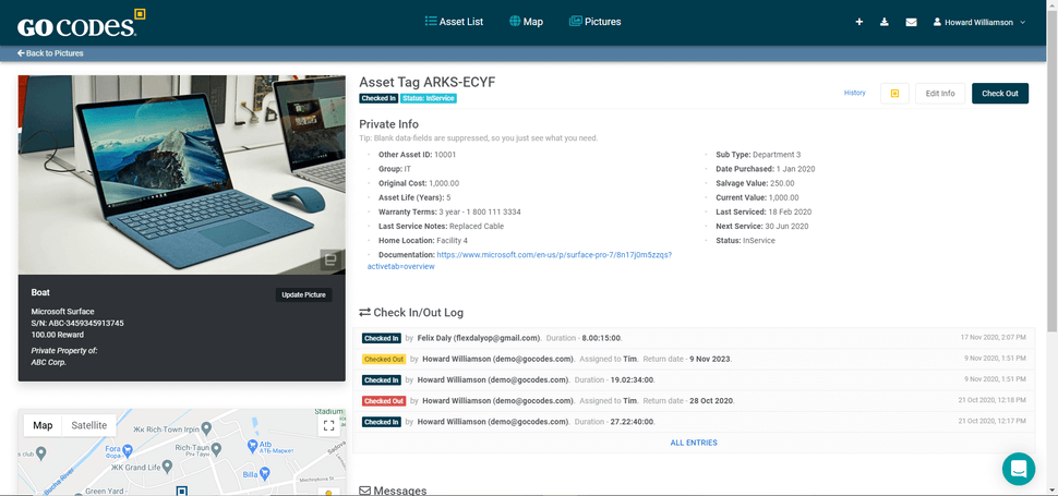 screenshot of GoCodes