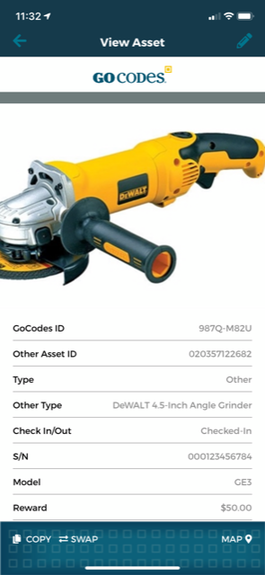 screenshot of GoCodes