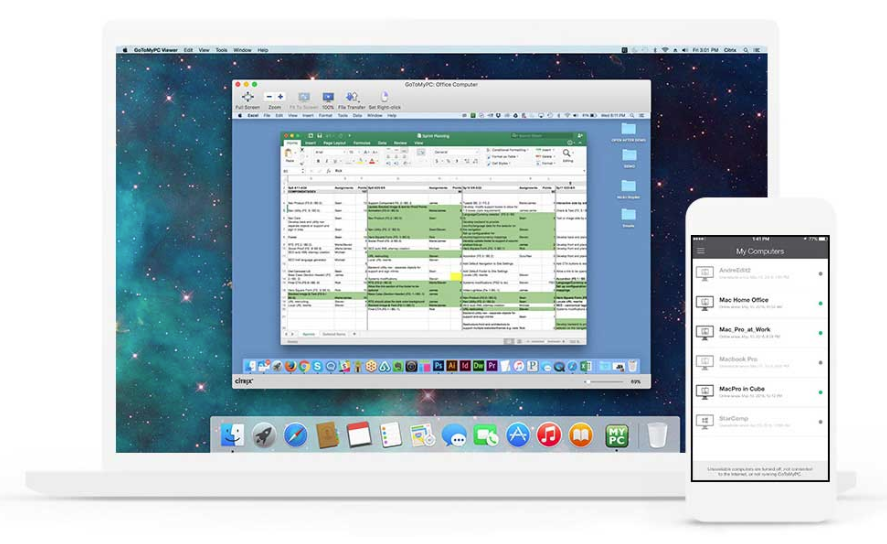 screenshot of GoToMyPC
