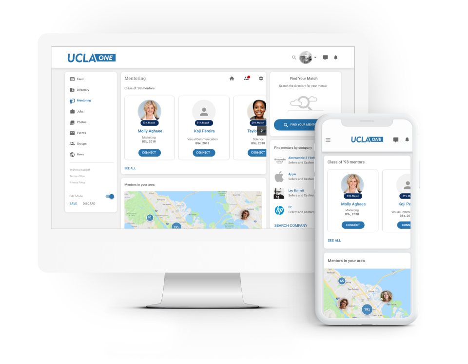 screenshot of Graduway