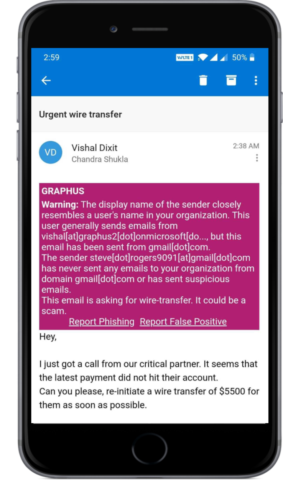 screenshot of Graphus