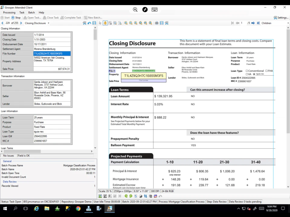 screenshot of Grooper