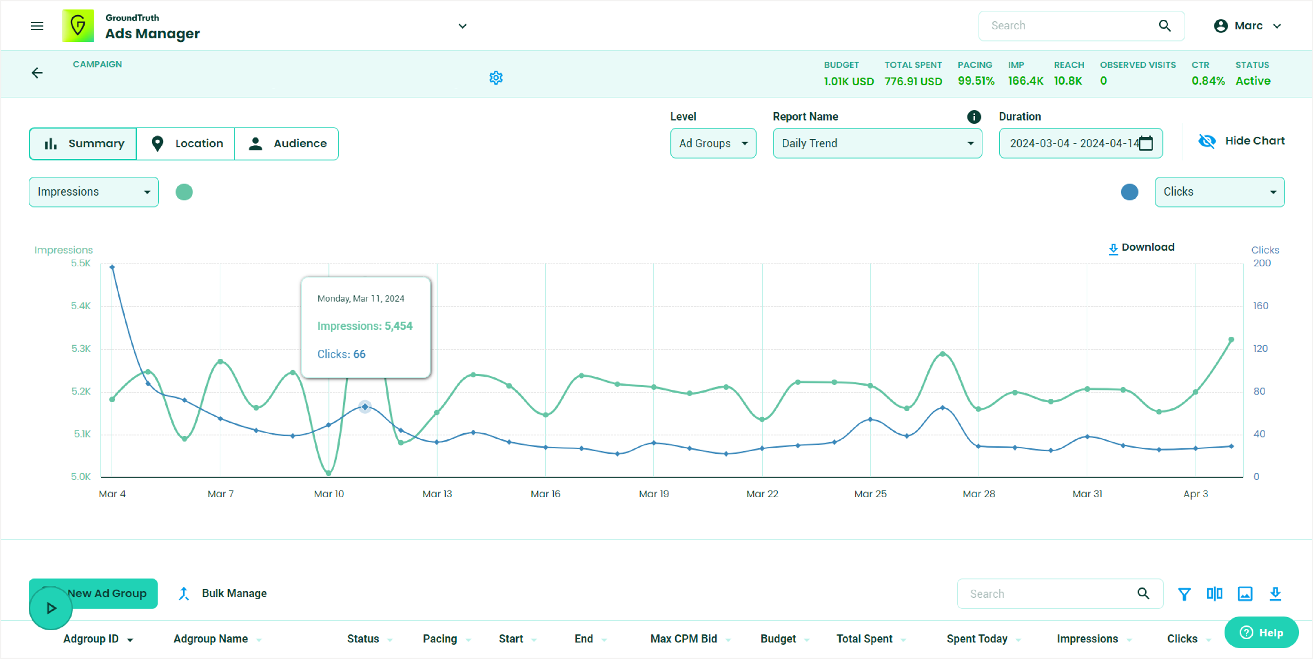 screenshot of GroundTruth