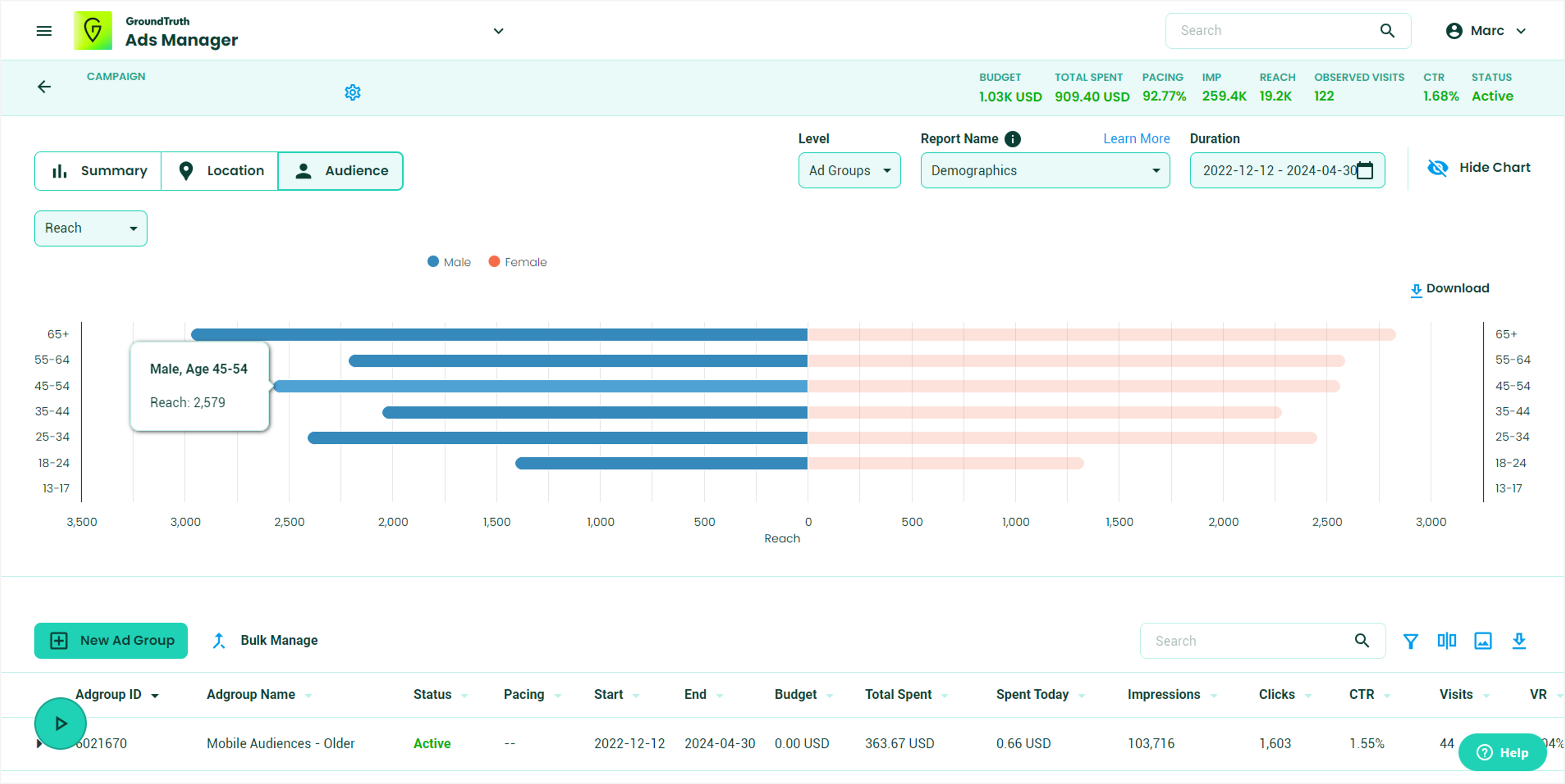 screenshot of GroundTruth