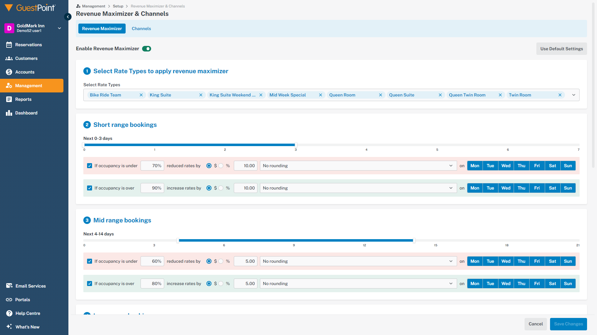 screenshot of GuestPoint