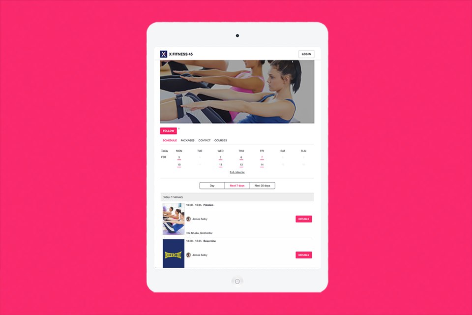 screenshot of Gymcatch