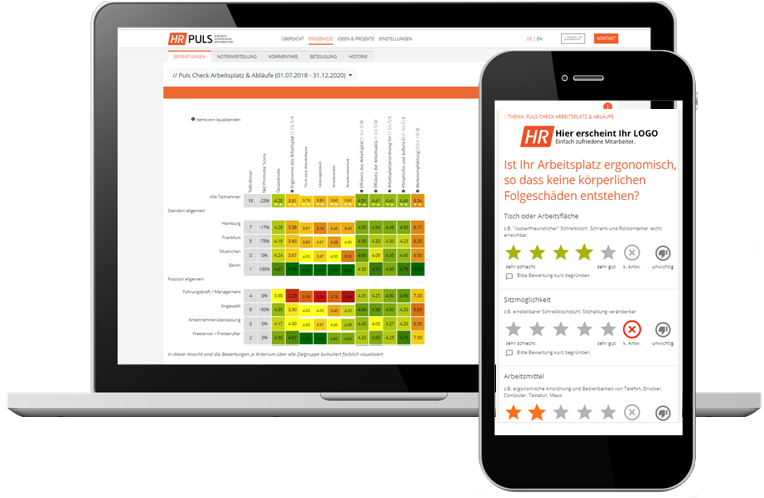 screenshot of HRpuls