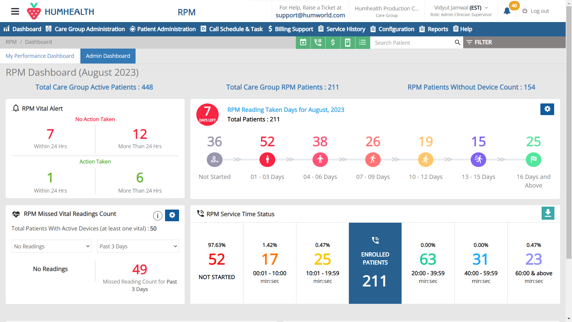 screenshot of HUMHEALTH