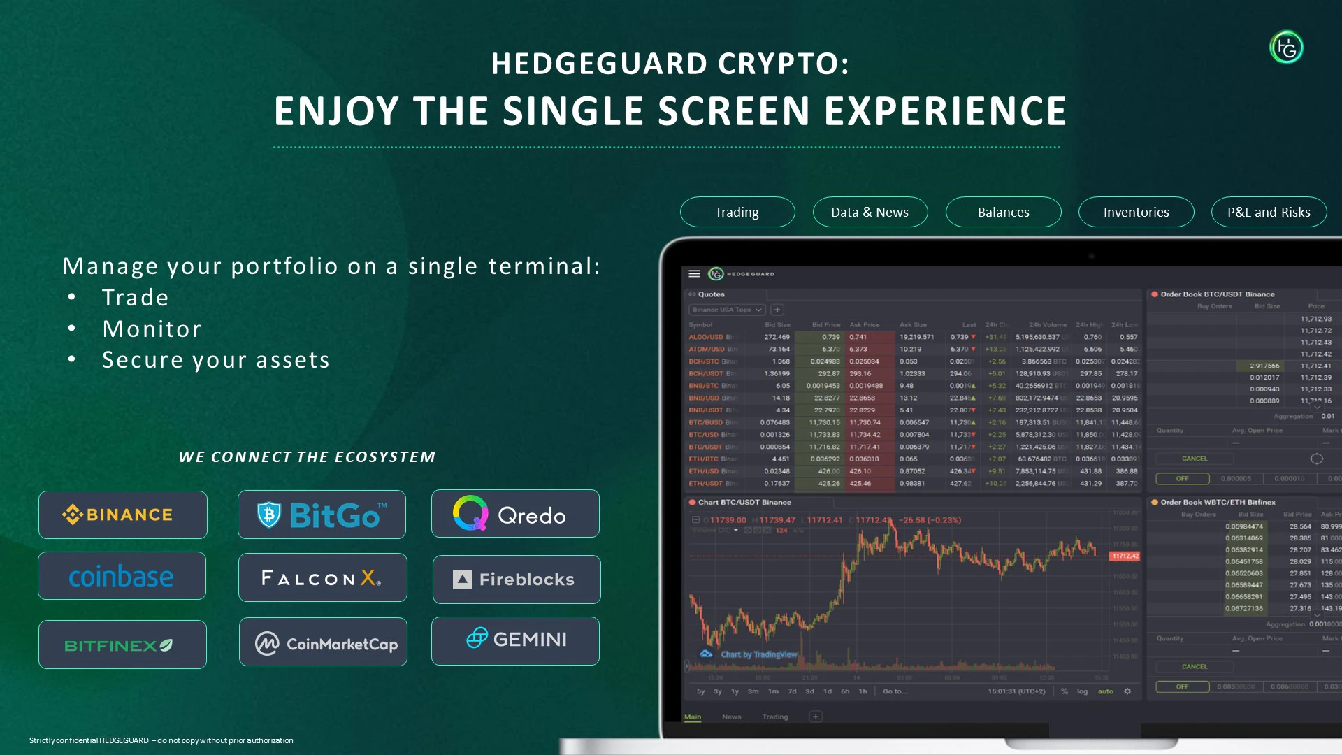 screenshot of HedgeGuard