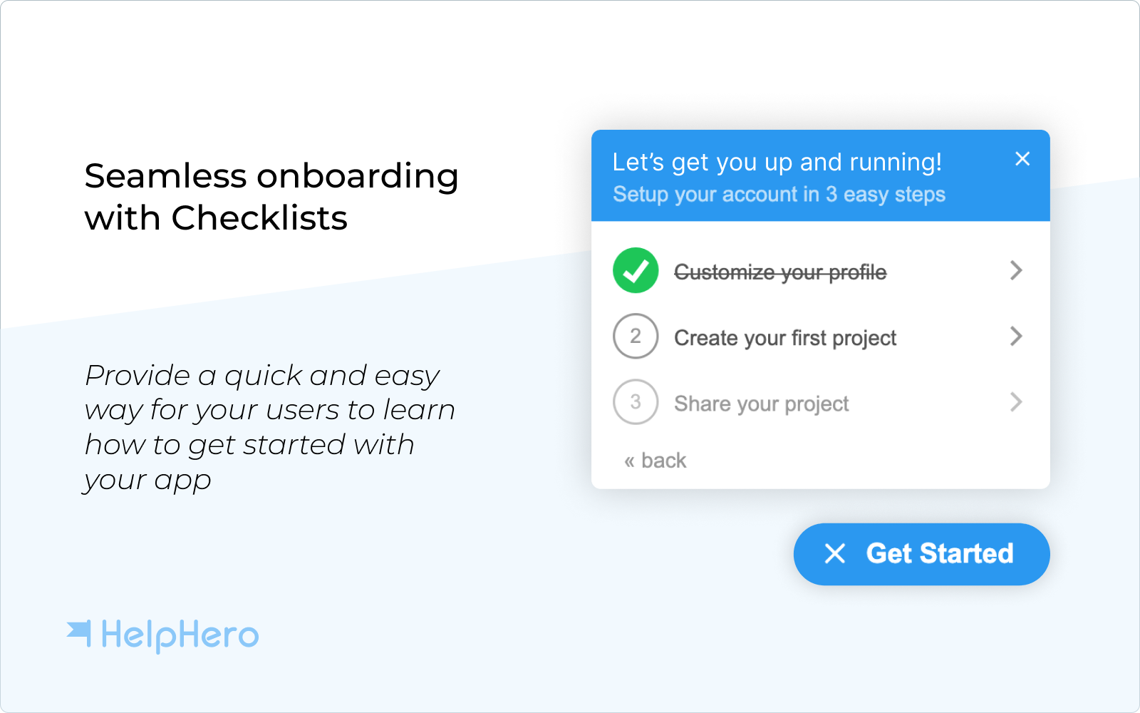 screenshot of HelpHero