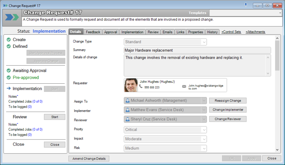 screenshot of HelpMaster