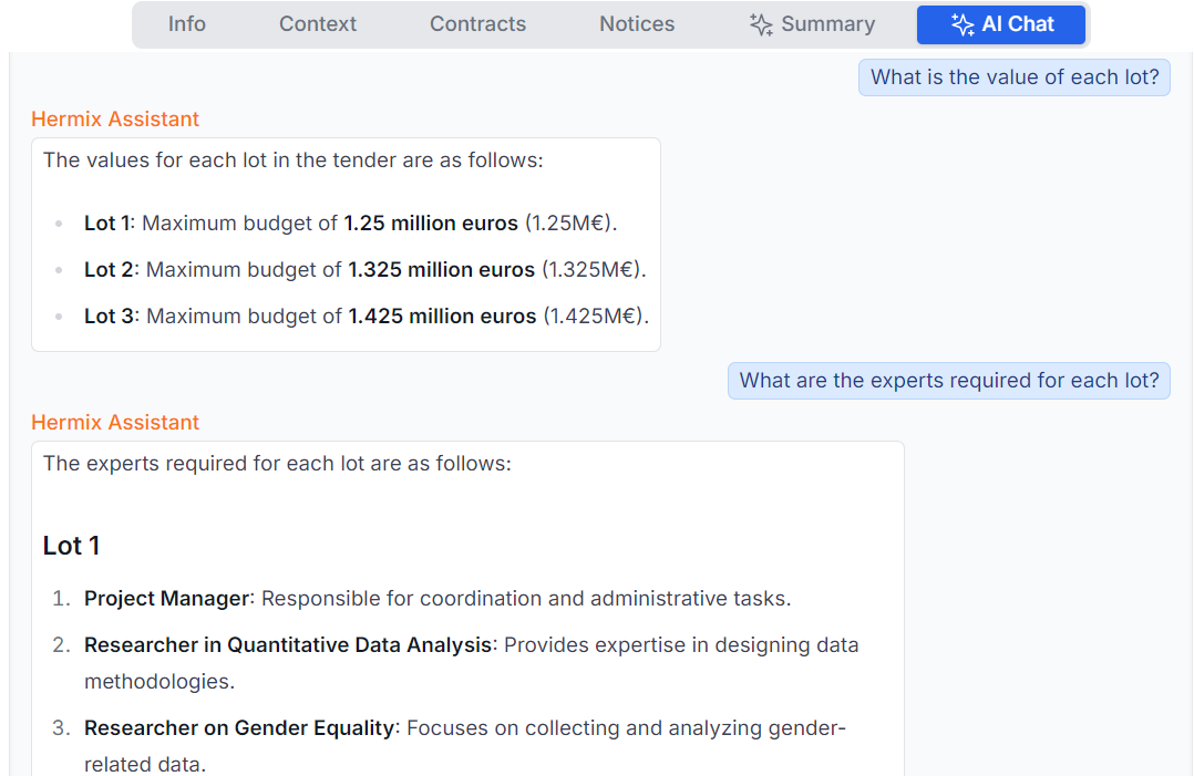 screenshot of Hermix