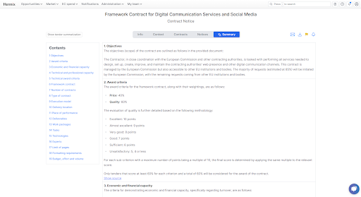 screenshot of Hermix