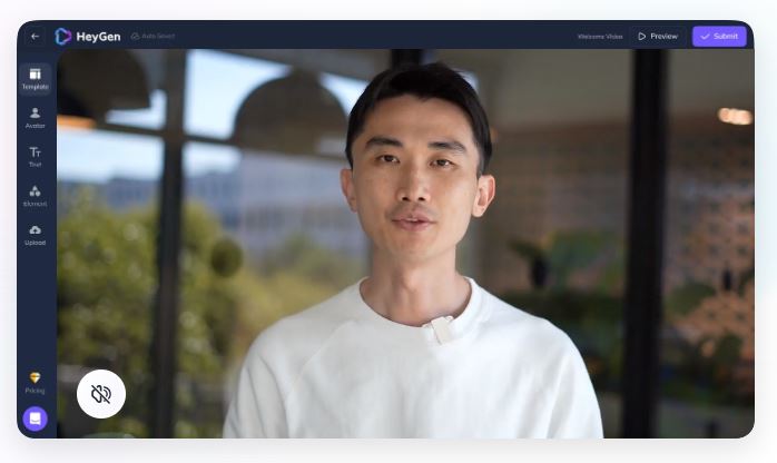 screenshot of HeyGen