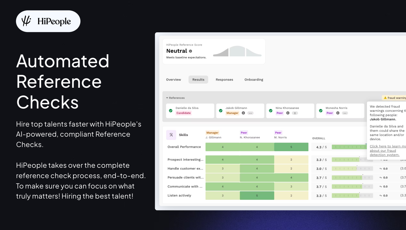 screenshot of HiPeople