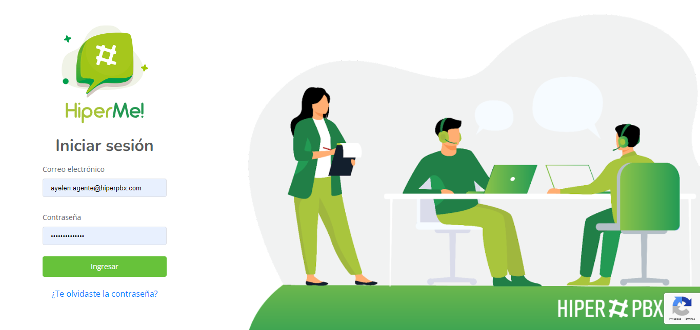 screenshot of HiperMe!