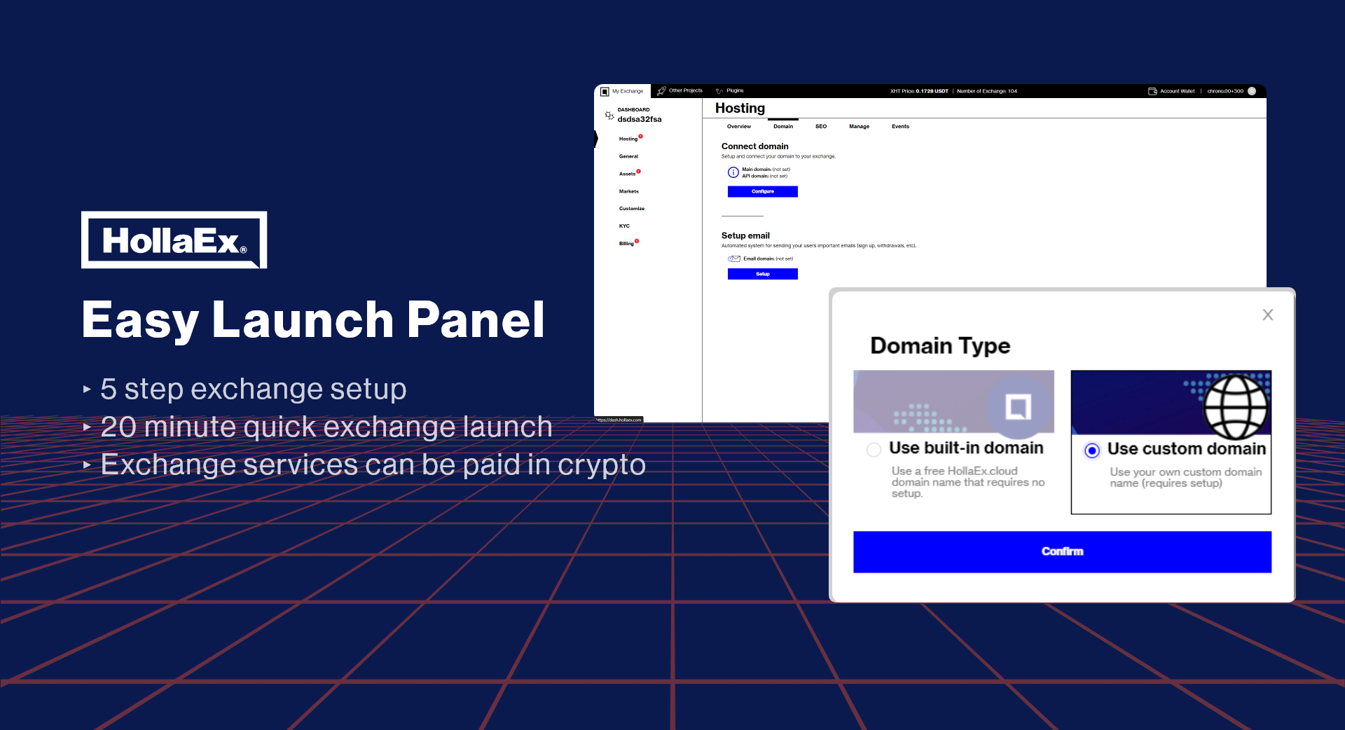 screenshot of HollaEx