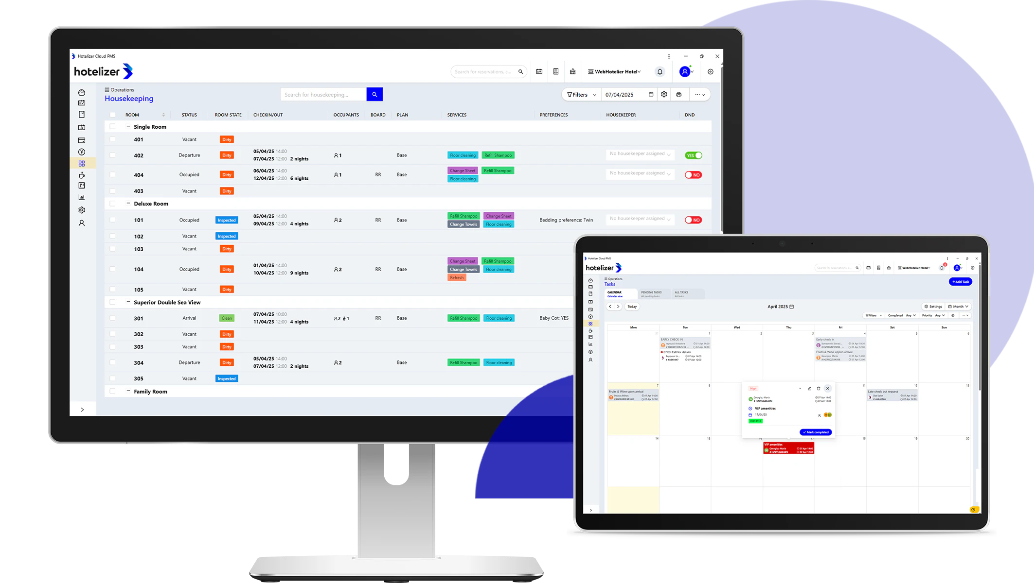 screenshot of Hotelizer
