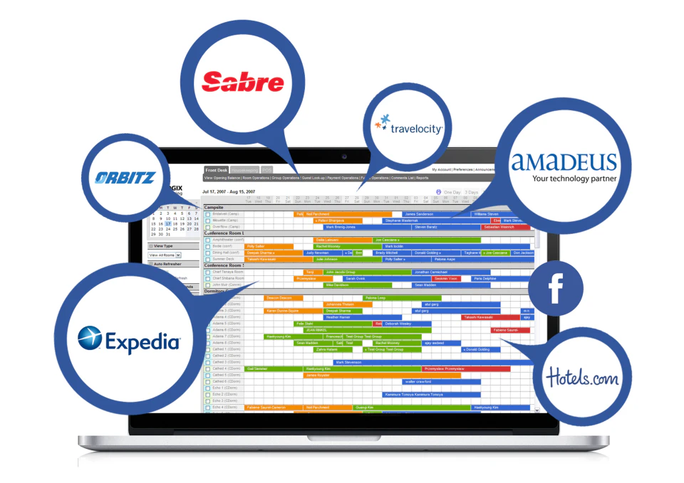 screenshot of Hotelogix