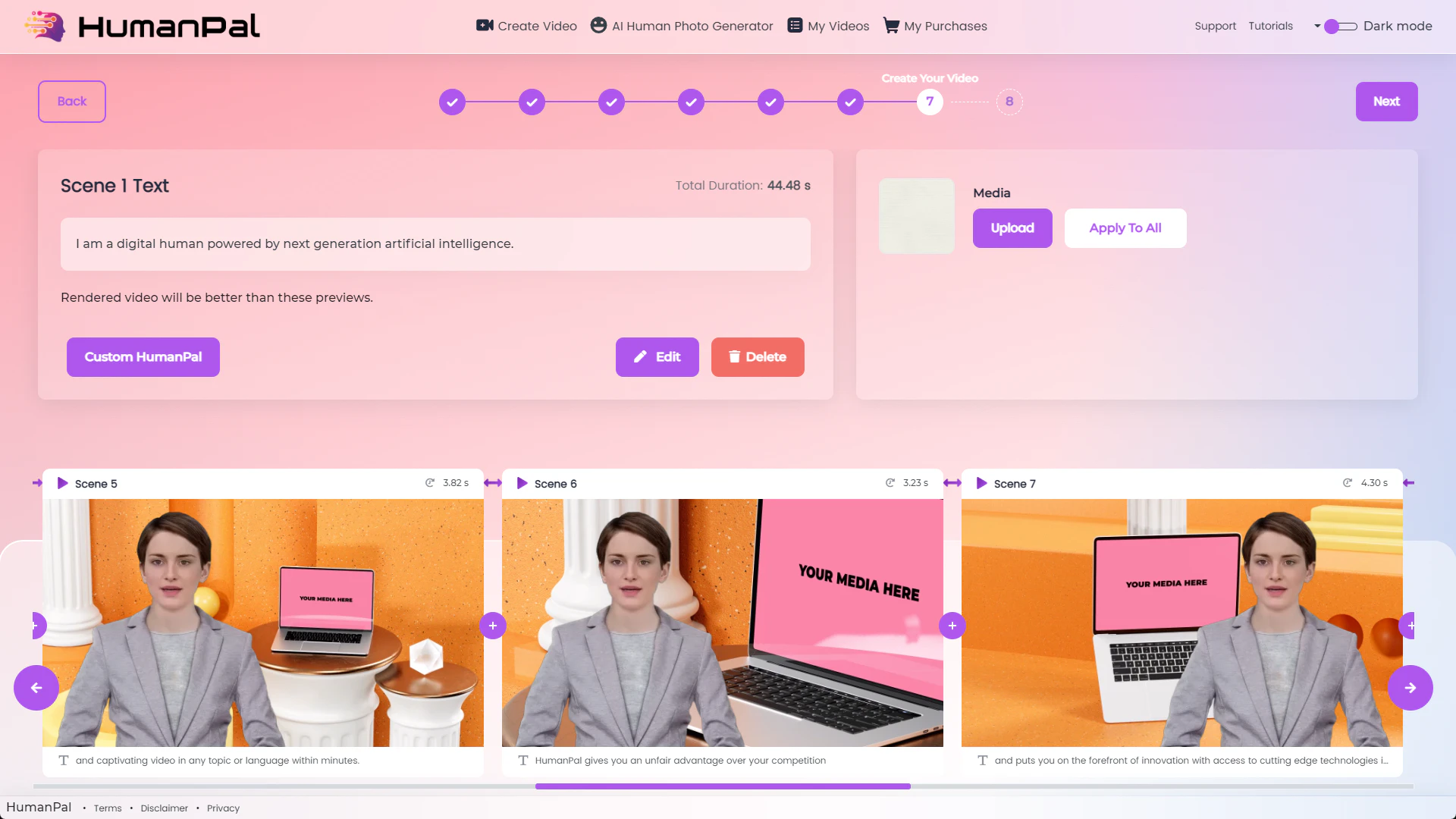 screenshot of HumanPal