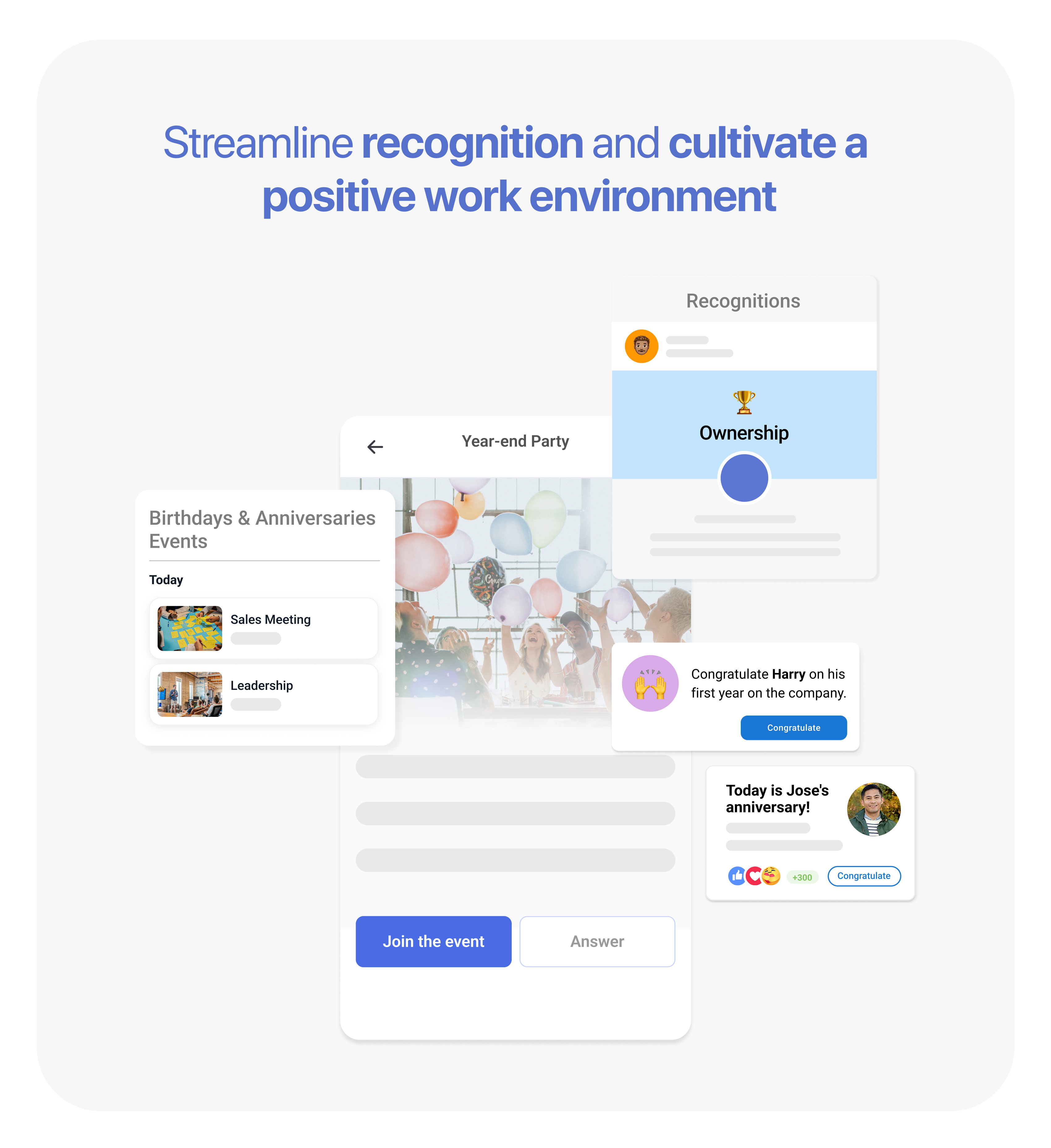 screenshot of Humand