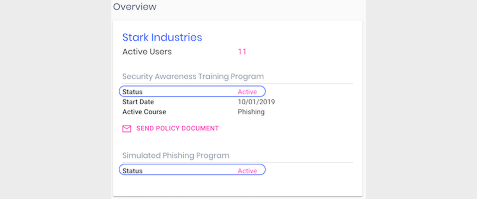screenshot of INFIMA