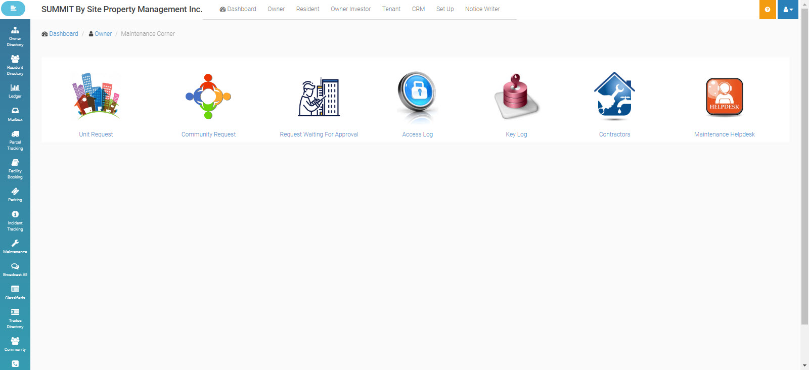 screenshot of INFO-Tracker