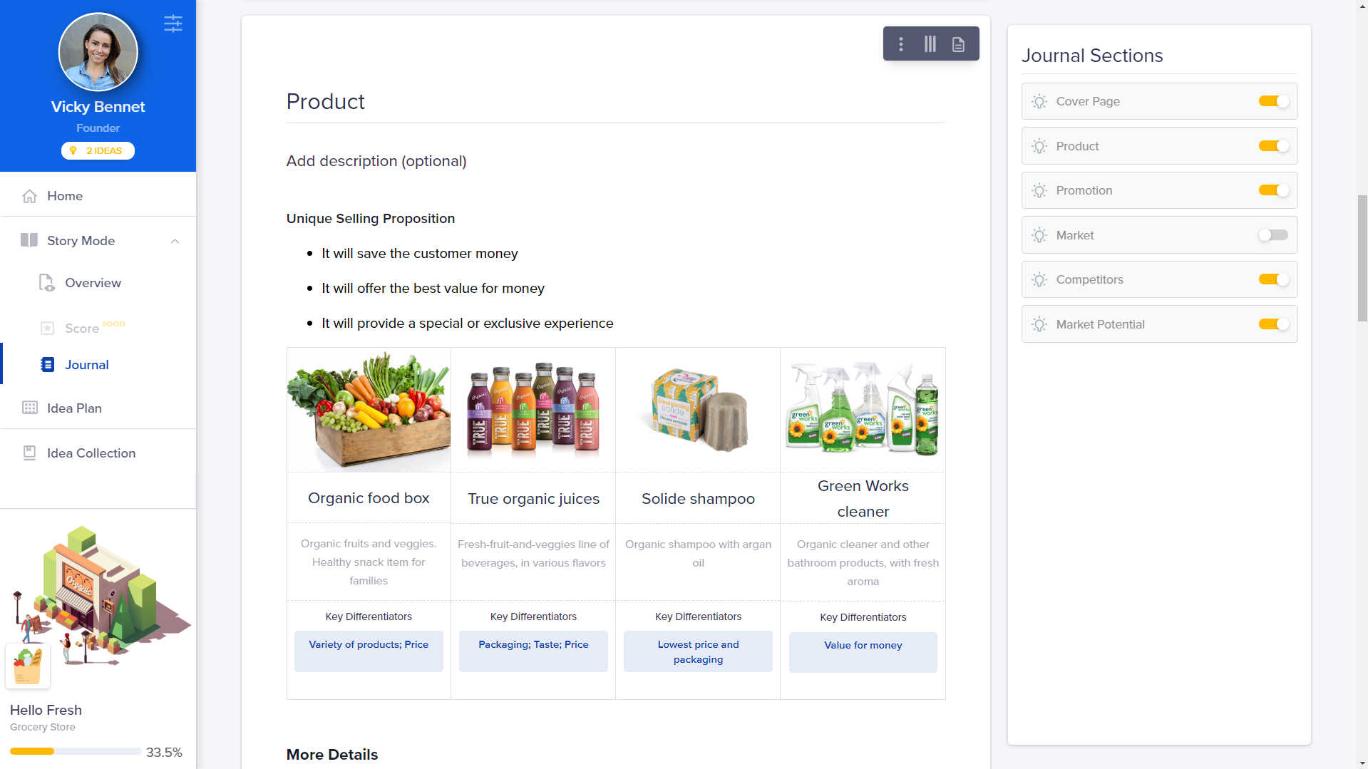 screenshot of IdeaBuddy