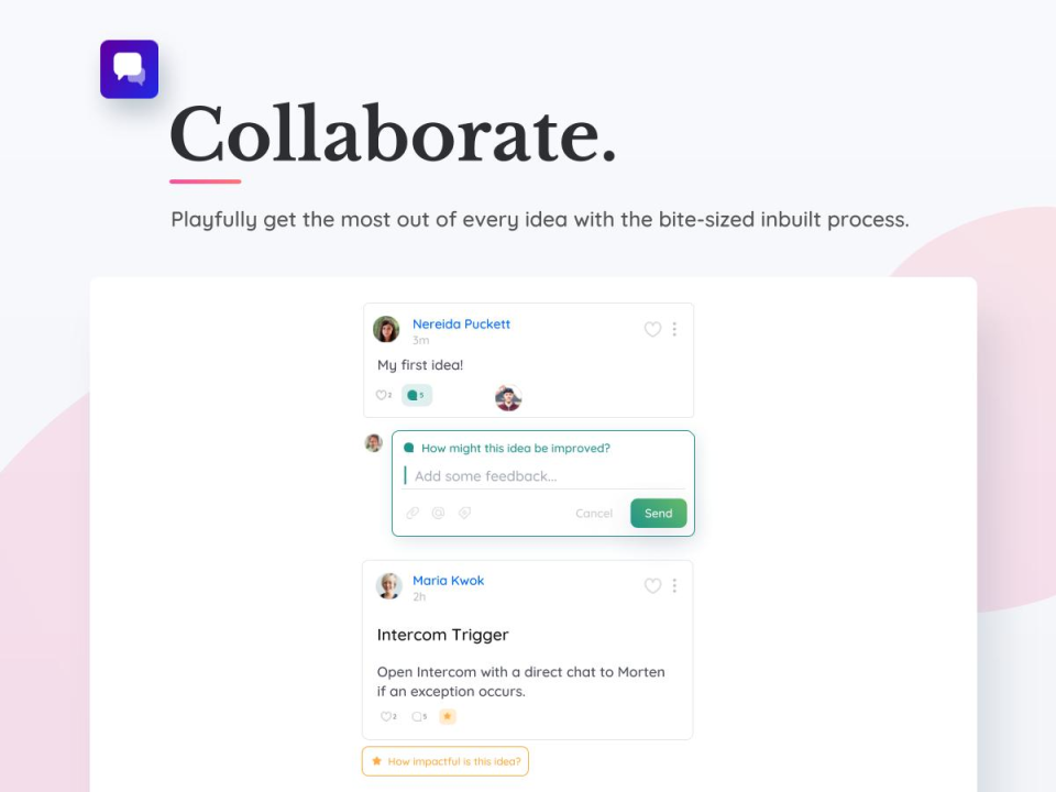 screenshot of Ideanote