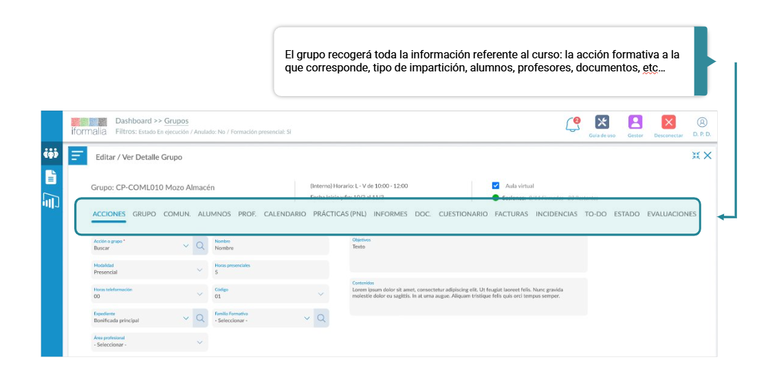screenshot of Iformalia