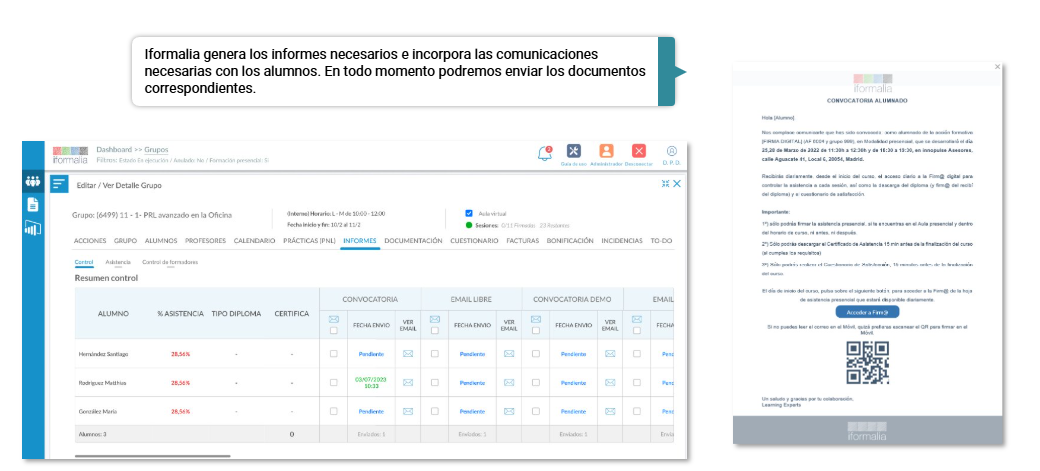 screenshot of Iformalia