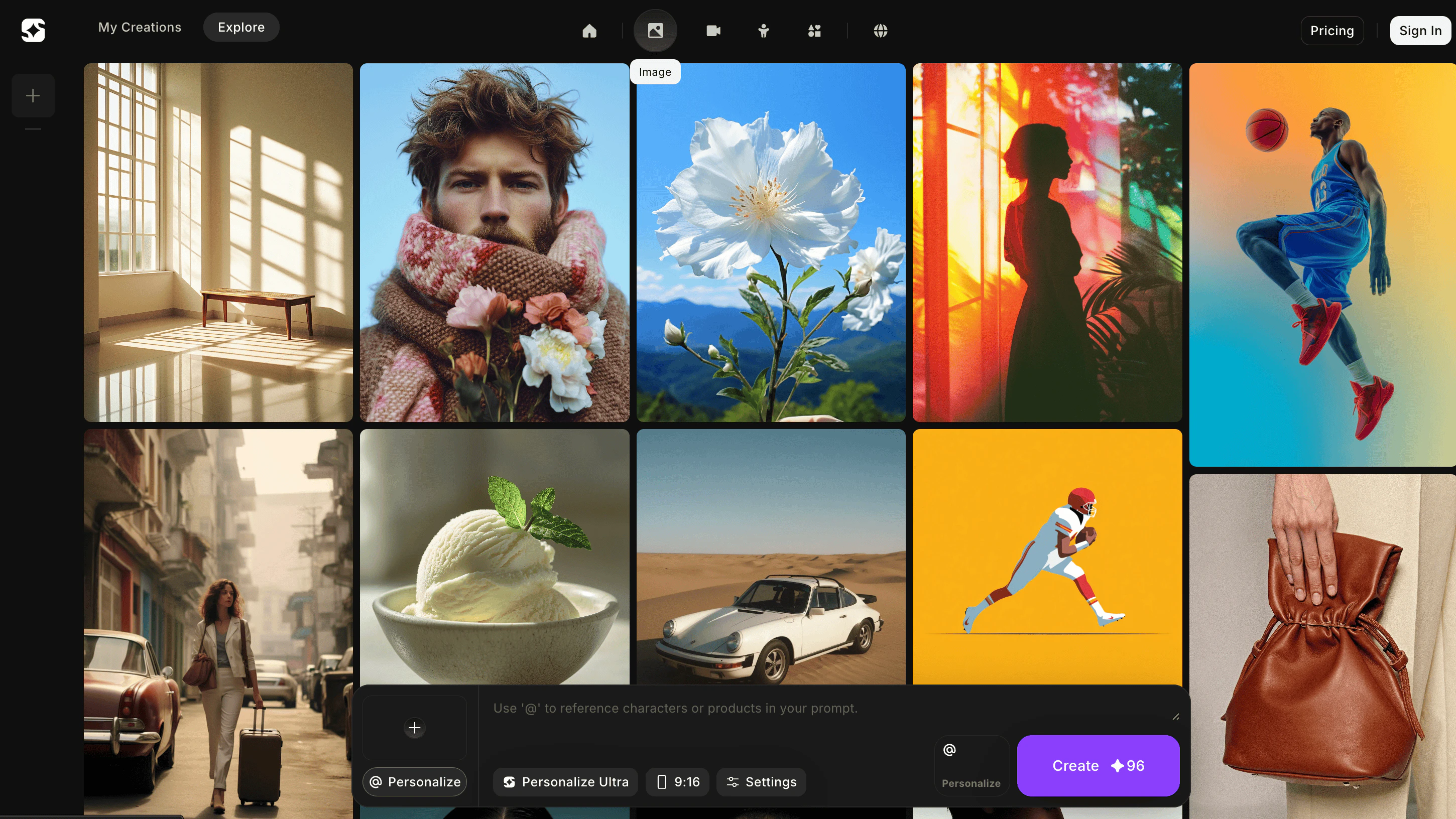 screenshot of Imagine.art