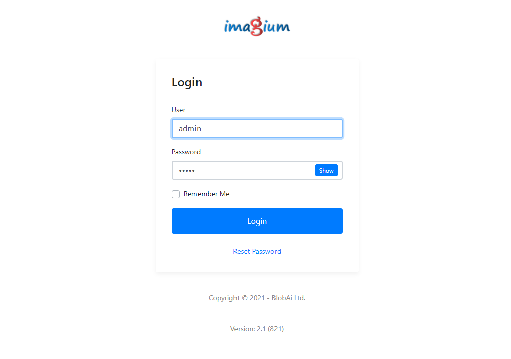 screenshot of Imagium