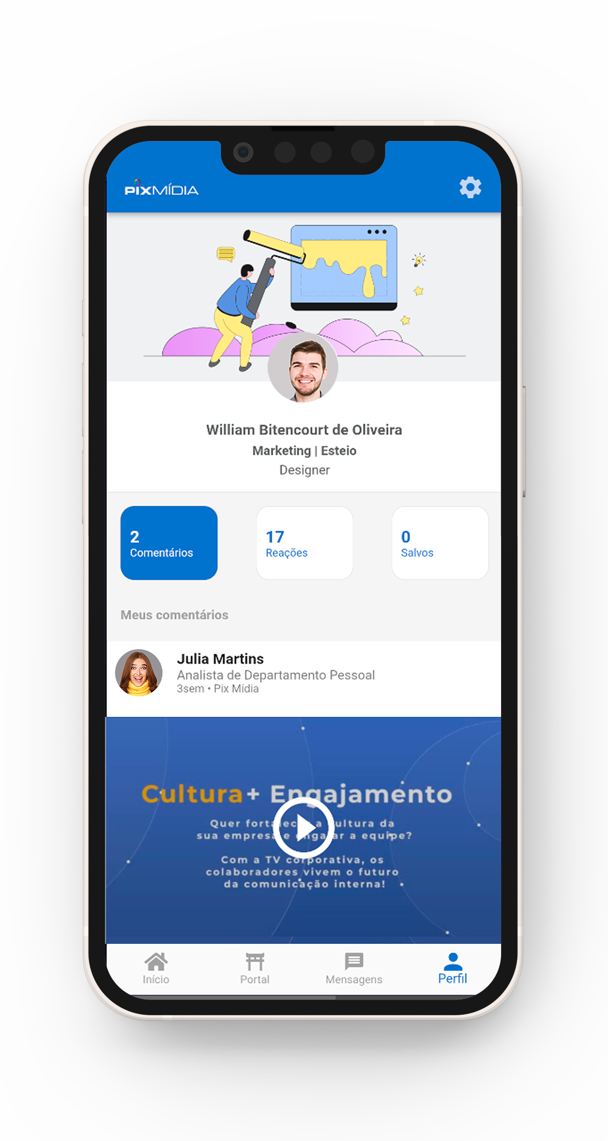 screenshot of ImidiaApp