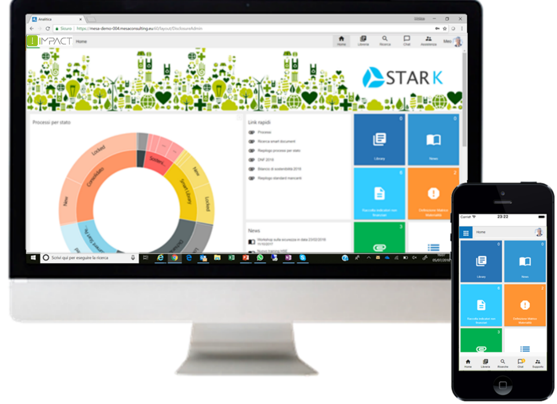 screenshot of Impact