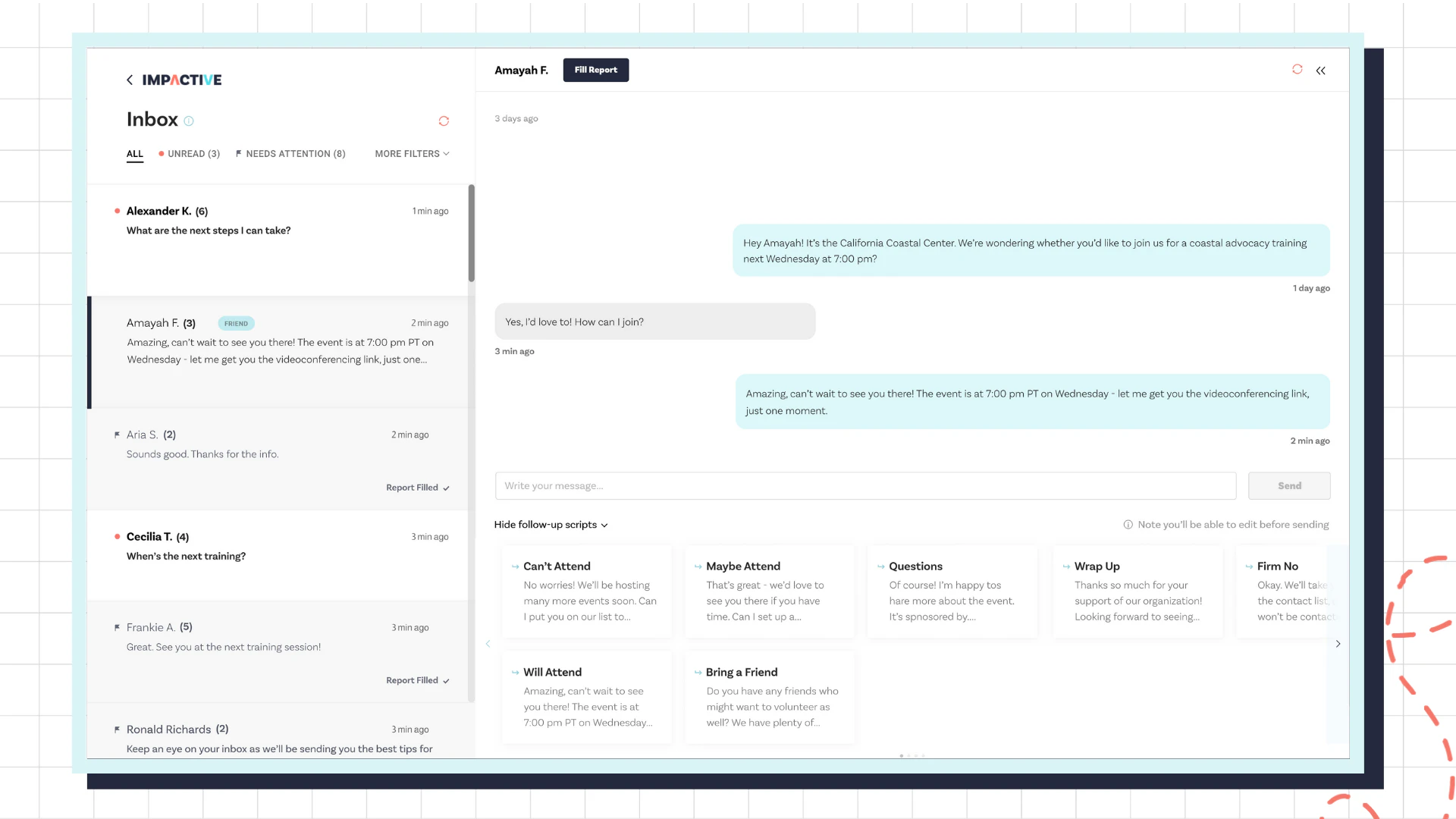 screenshot of Impactive